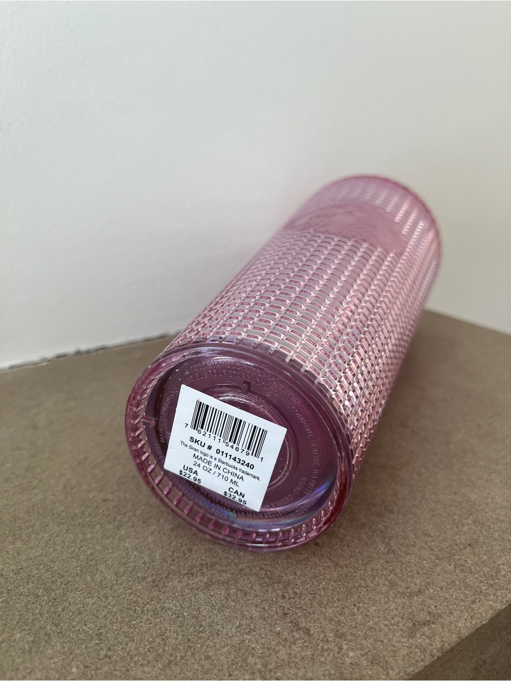 Starbucks Iridescent Pink Tumbler with Straw - New!! - Picture 6 of 6